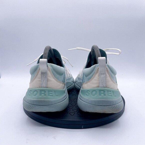 Sorel Shoes Womens 8.5 Explorer Blitz Stride Low Sneakers NL4672-461Blue White - Picture 3 of 9